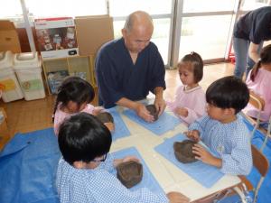 佐保幼　陶芸で遊ぼう5