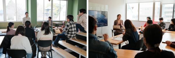 受入先企業ヒアリングの様子