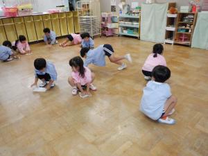 佐保幼　一学期大掃除4