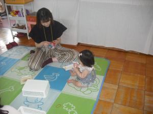 じょうろをつくっているところ