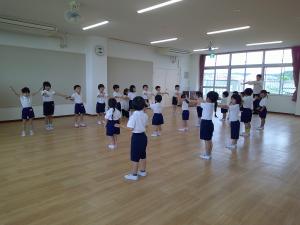 体操をしています