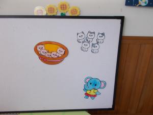 ゾウさんの帽子のパネルシアターです