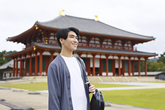 帝塚山大学　高瀬さんの写真