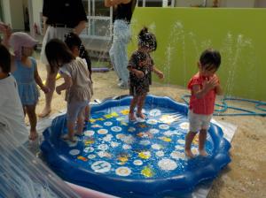 水遊び