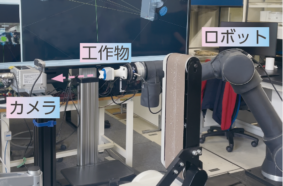 研削ロボットの動き①