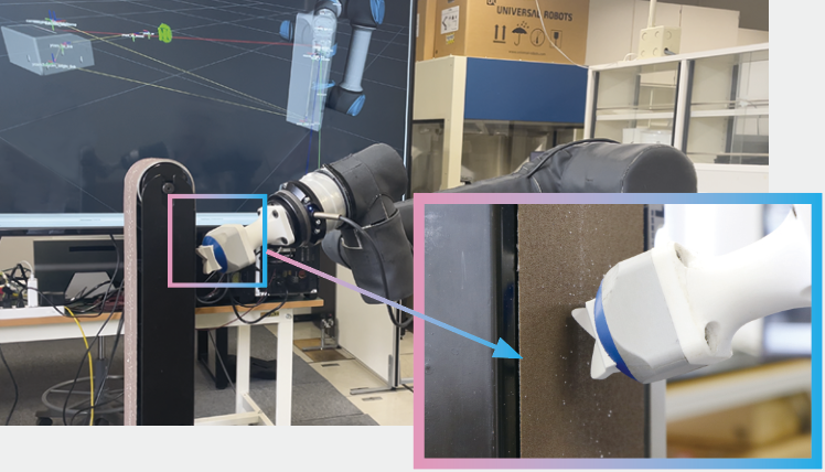 研削ロボットの動き③