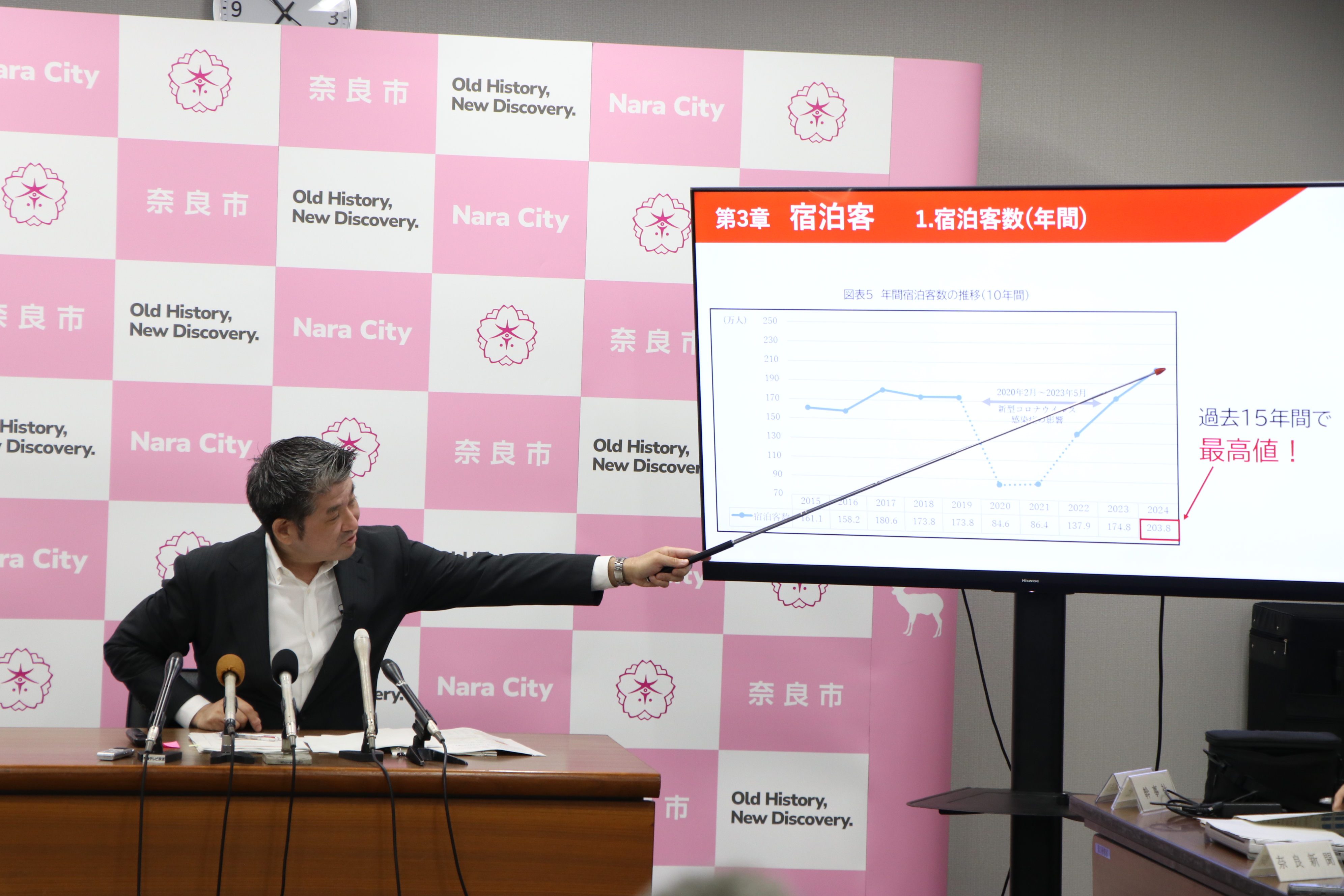 定例記者会見