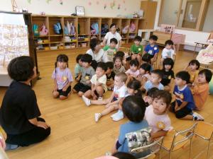 3歳　2学期始業式