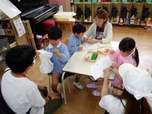 佐保幼　9月参観