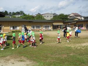 幼児避難訓練