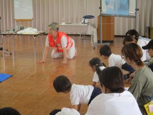 かえるポーズ