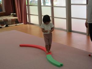 一本橋を渡っている②