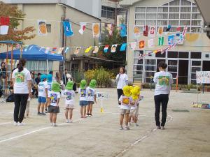 運動会の開会式