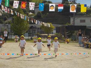 3歳児かけっこ