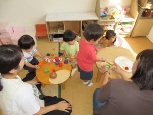 【ひよこ組】9月おままごと