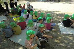 お茶休憩も何度もしている子どもたち