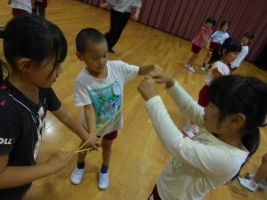 5歳児がさんかくかぼちゃをつくりました
