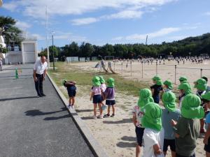 校長先生と挨拶