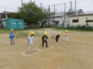 かけっこ　スタート