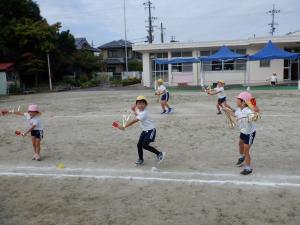 佐保幼　運動会翌日