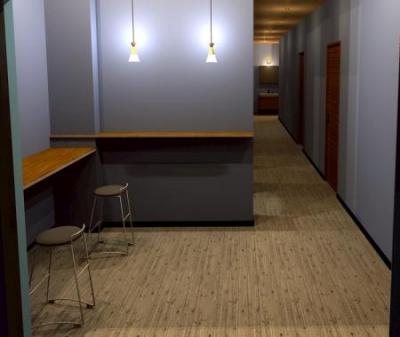 エントランスのパース