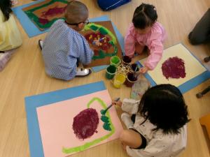 大きなサツマイモをかこう