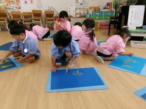 米はトントンってするよ