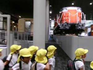 電車を見たよ