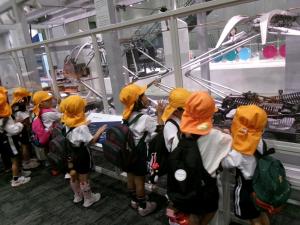 みかん　パンダグラフを見ています