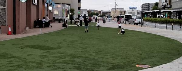 芝生空間の写真