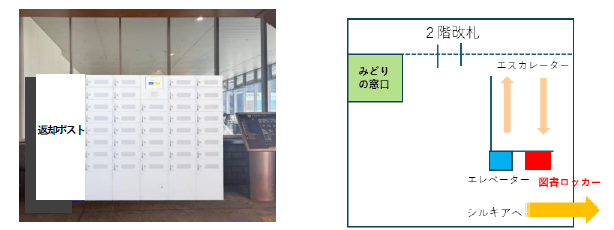 JR奈良駅（2階エレベーター横）