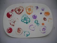 制作物（野菜スタンプ）