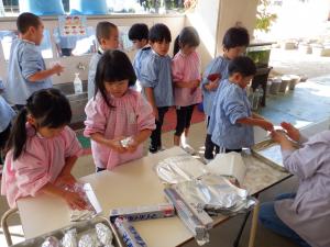 佐保幼　焼き芋パーティー