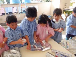 佐保幼　焼き芋パーティー２