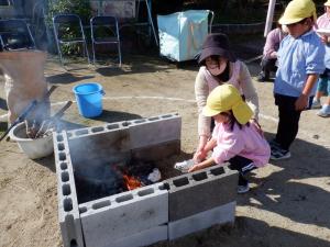 佐保幼　やきいもパーティー