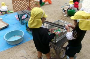 転がしています