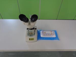 顕微鏡観察・ホバークラフトの写真