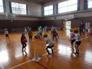 たまごドッジをしました