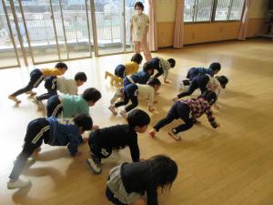 チーターになって動いています