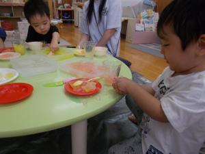 寒天、つかむと気持ちいいね