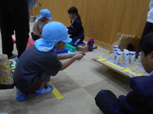 あてものをしています