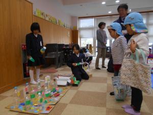 輪投げをやっています