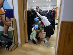 トンネルをしてもらいました