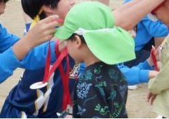 メダルプレゼント