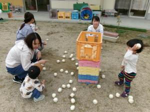 【ひよこ組】玉入れ