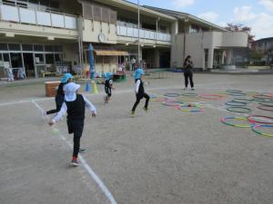 もらったフープ