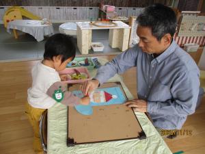 クリスマスプレゼントの袋づくり３