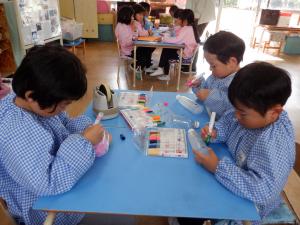 佐保幼　作品展魚づくり