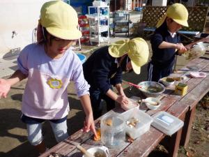 佐保幼　１１月ほしぐみカフェ