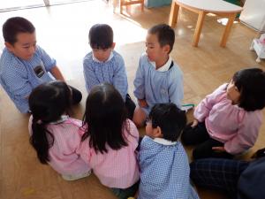 佐保幼　お楽しみ会話し合い